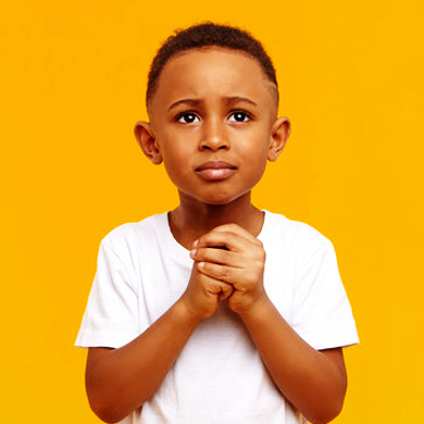 Twinbrook Child praying